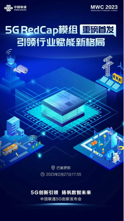 �Ї�ͨ����ȫ���׿5G Redcap����ģ�M������MWC2023